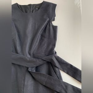 J. Crew Linen Sleeveless Jumpsuit Size 0